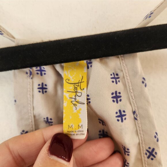 Free People Everlong Trapeze Mini Dress Cottagecore Boho Bohemian Women's M - Picture 6 of 6